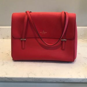 Kate Spade Red Foldover Bag